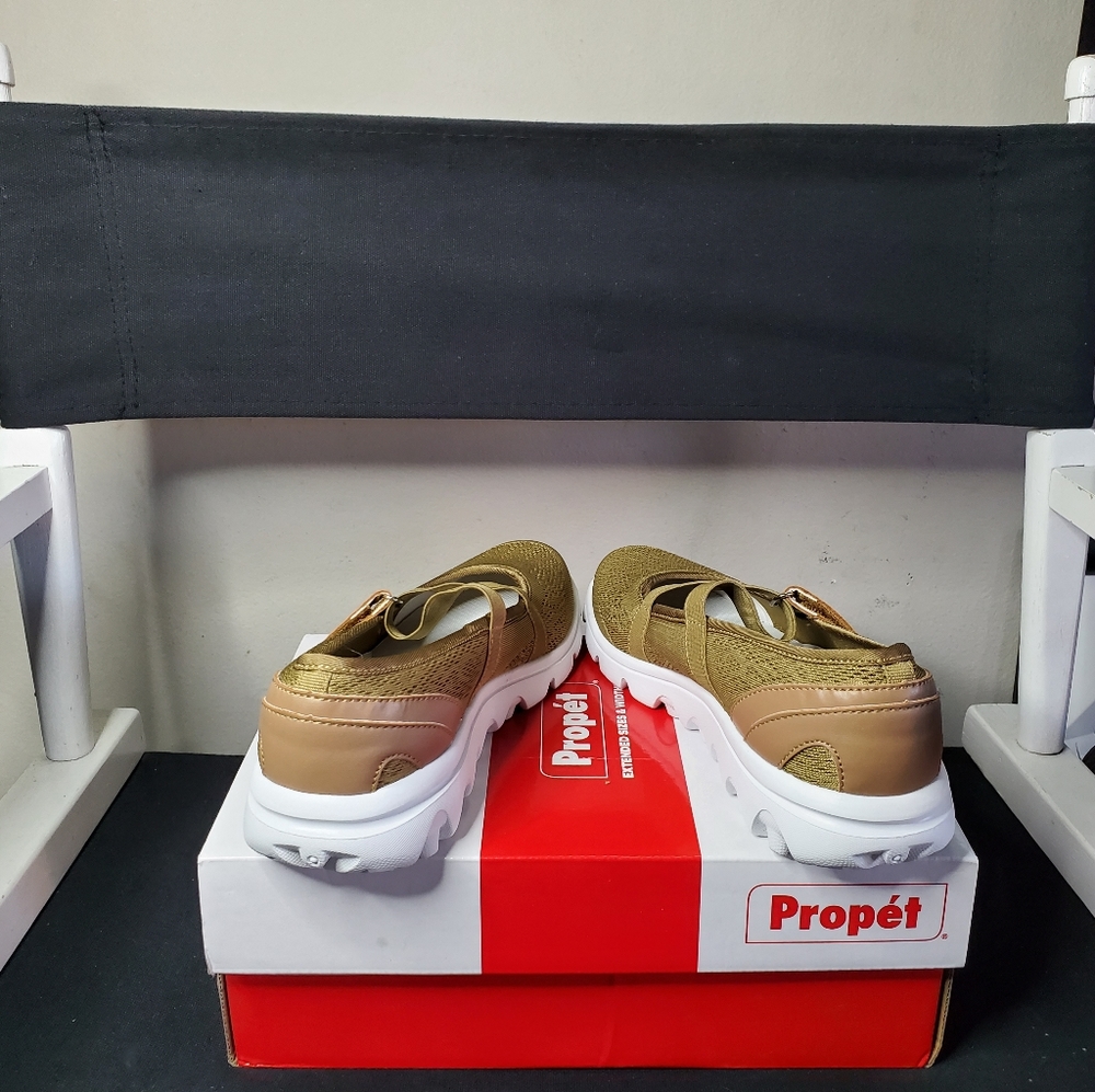 PROPET Womens TravelActiv Mary Jane Flat Size 8, Honey - Picture 8 of 13